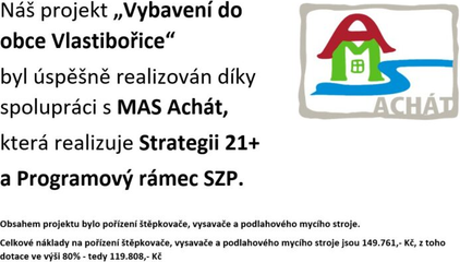 Projekt realizován ve spolupráci s MAS Achát